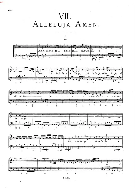 First page of Antiphon in D minor