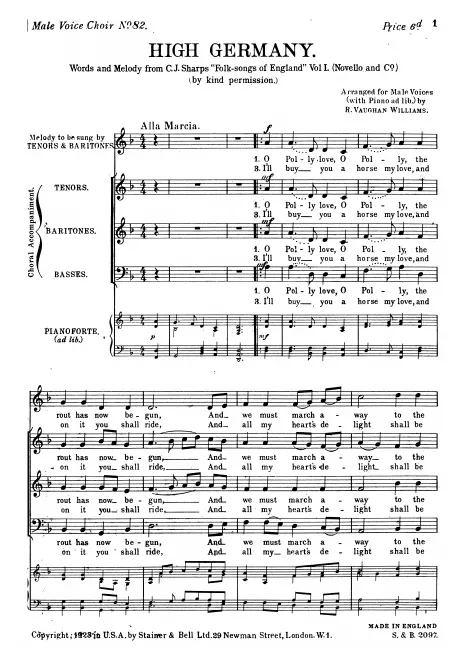 First page of High Germany