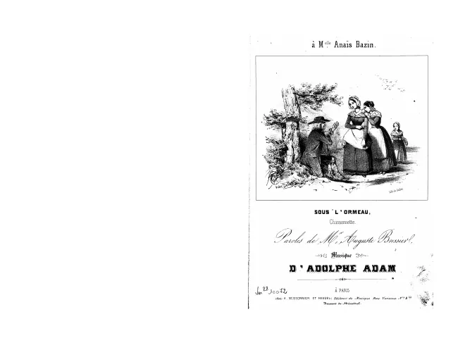 First page of Sous l'ormeau