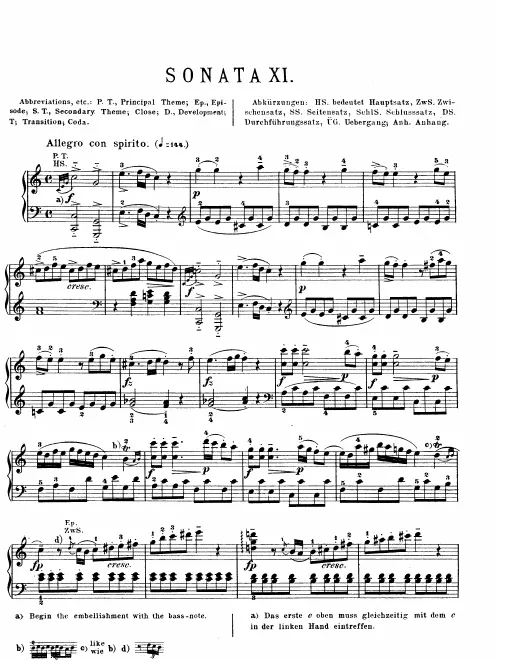 First page of Piano Sonata No.7
