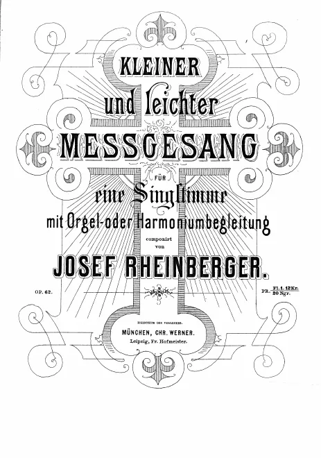 First page of Missa Puerorum