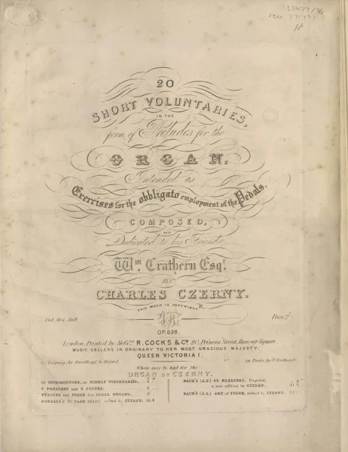 First page of 20 Preludes