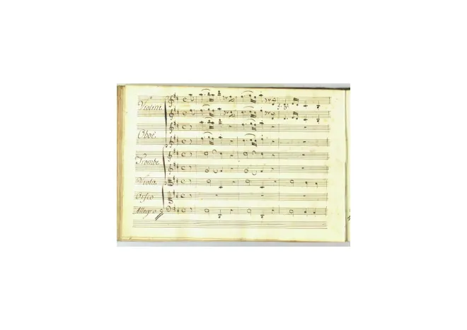 First page of Orfeo ed Euridice