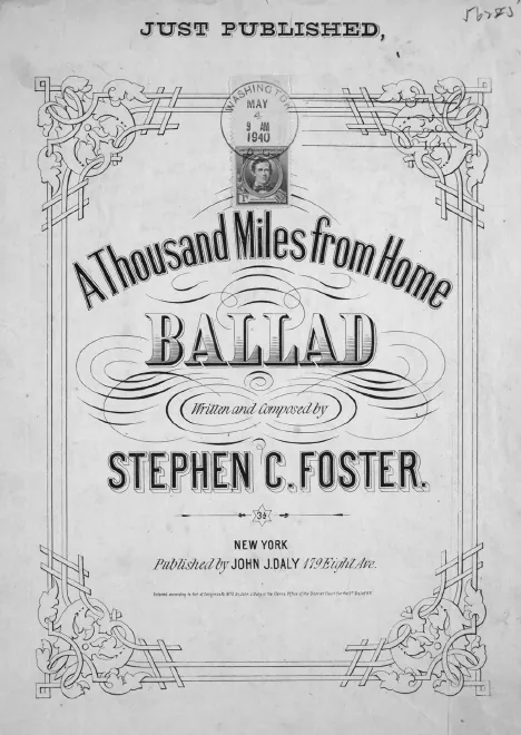 First page of A Thousand Miles from Home