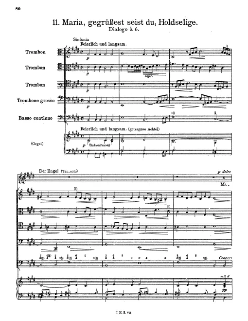 First page of Maria, gegrüsset seist du, Holdselige