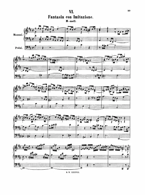 First page of Fantasia and Imitation