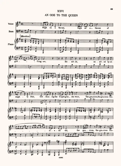 First page of High on a Throne of Glitt'ring Ore