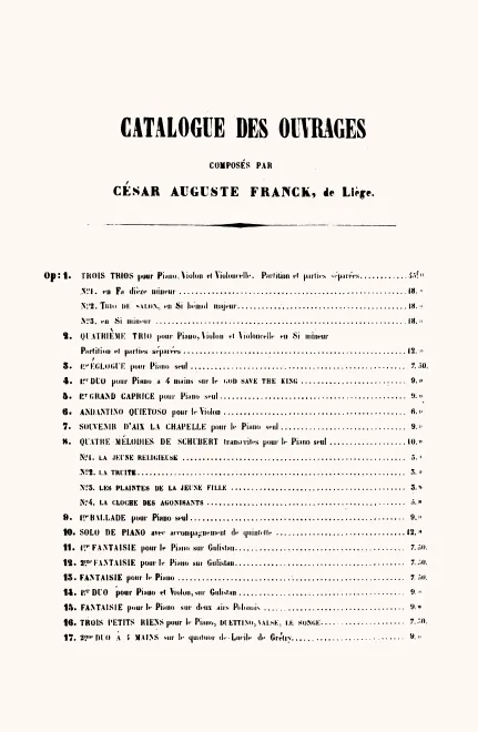 First page of Piano Duo No.2 sur le quatuor de "Lucile" de André-Ernest-Modeste Grétry