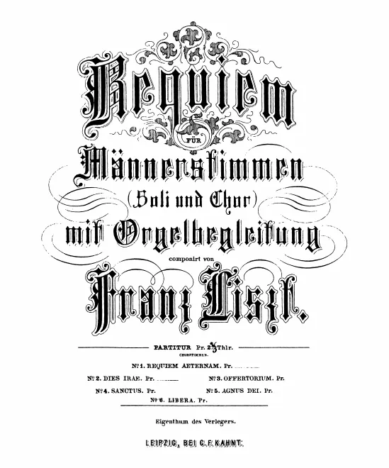 First page of Requiem