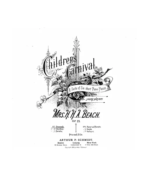 First page of Children's Carnival