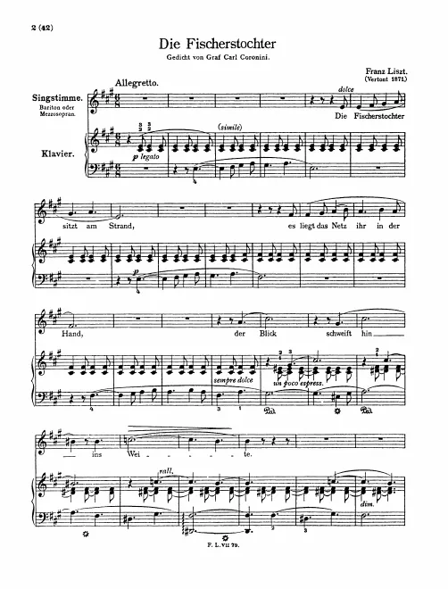 First page of Die Fischerstochter