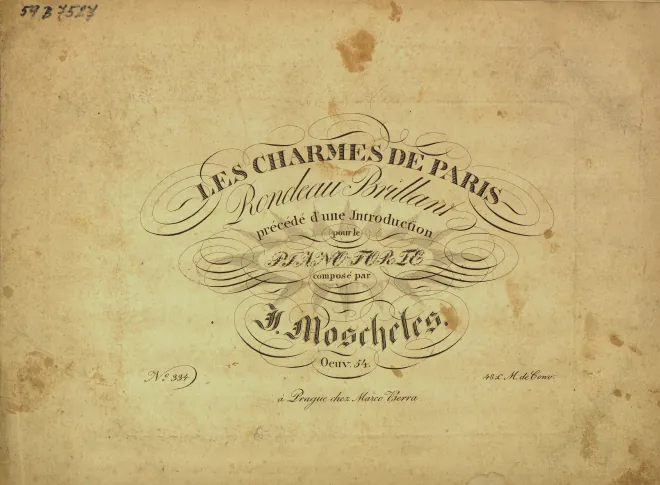 First page of Les charmes de Paris