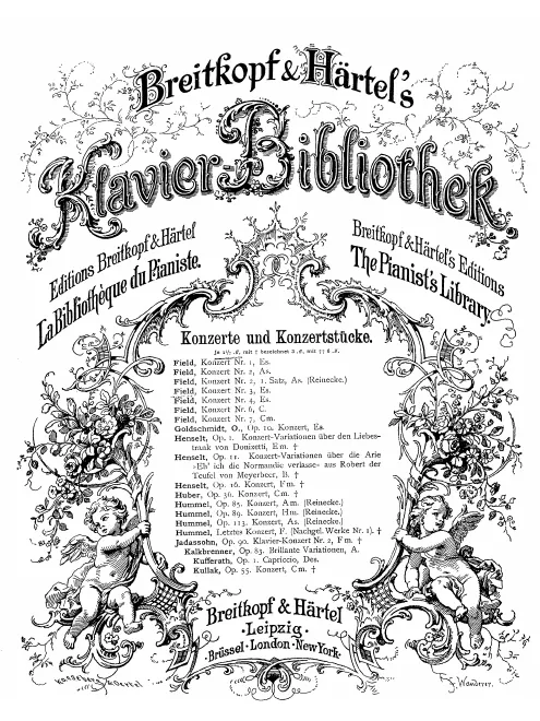 First page of Piano Concerto No.3 in E-flat major