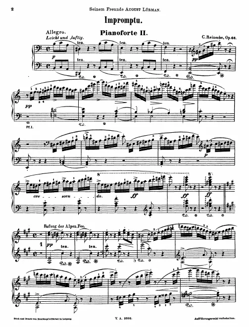 First page of Impromptu