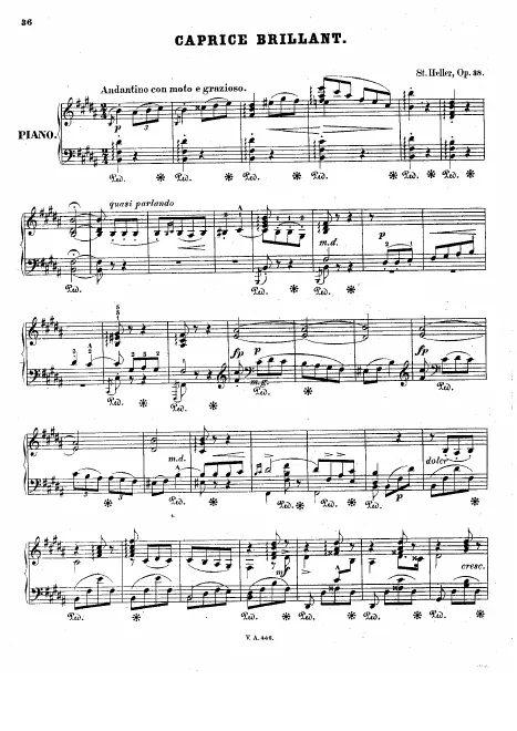 First page of Caprice brillant
