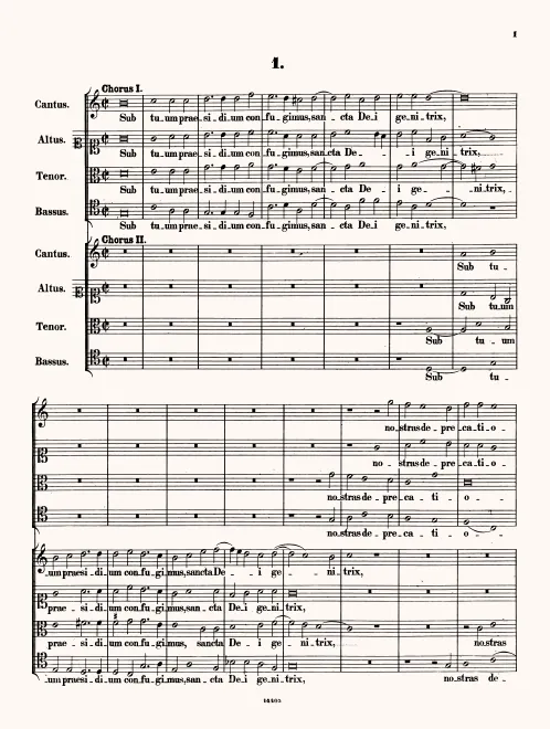 First page of Sub tuum praesidium