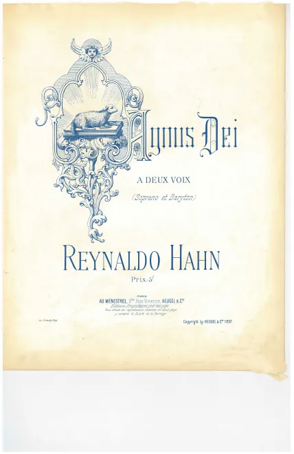First page of Agnus Dei