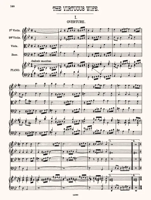 First page of The Virtuous Wife