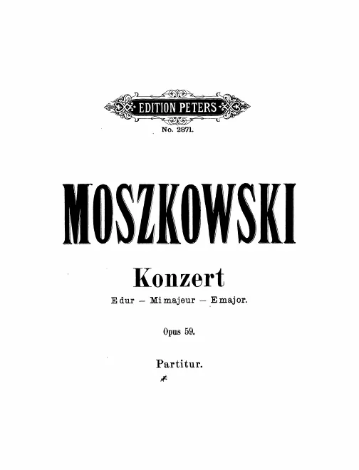 First page of Piano Concerto