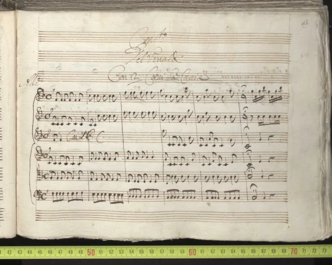 First page of Concerto for 2 Horns in F major