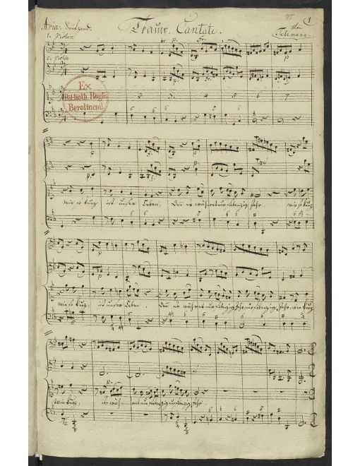 First page of Wie so kurz ist unser Leben