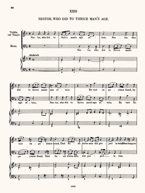 First page of Nestor, Who Did to Thrice Man's Age Attain