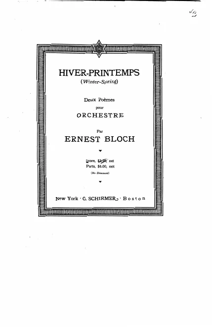 First page of Hiver-printemps