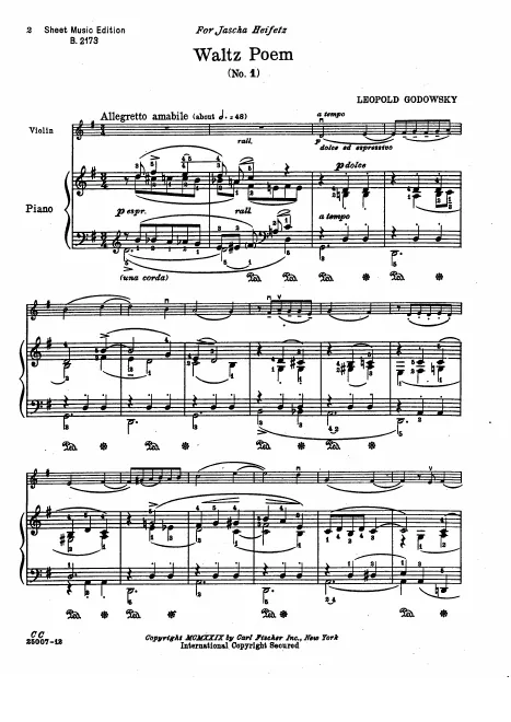 First page of 6 Waltz-Poems