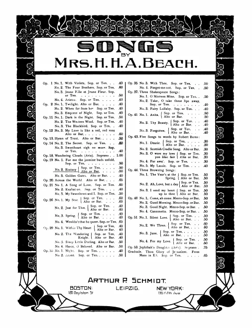 First page of 3 Songs