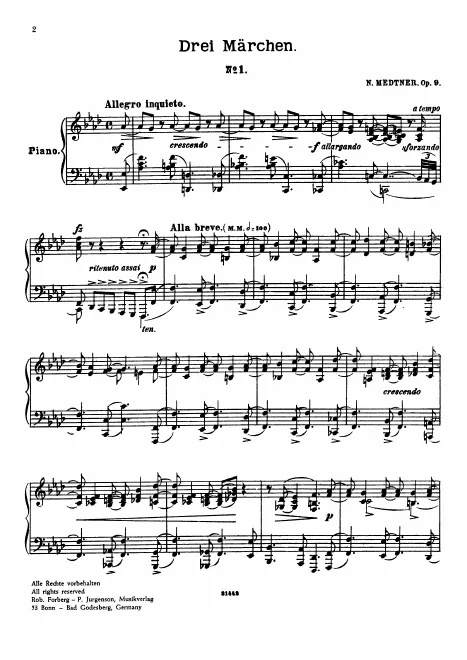 First page of Tri skazki