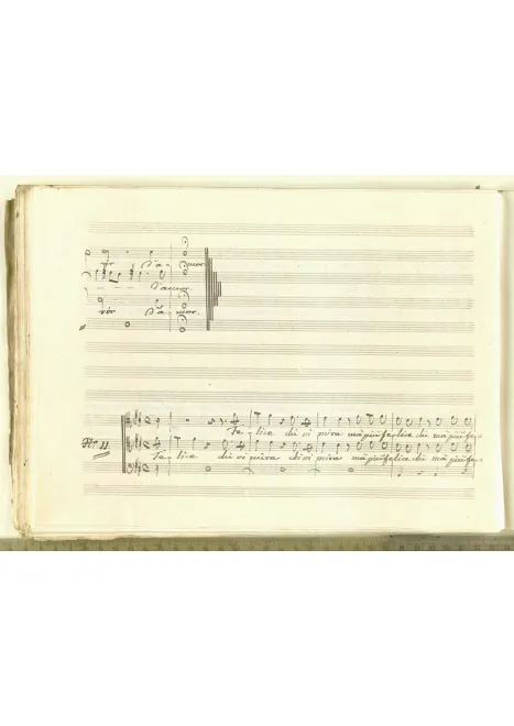 First page of Felice chi vi mira, SF 420a