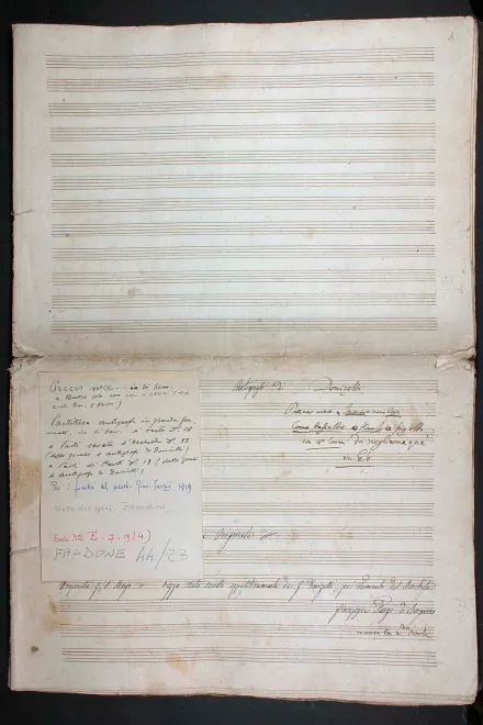 First page of Preces meae
