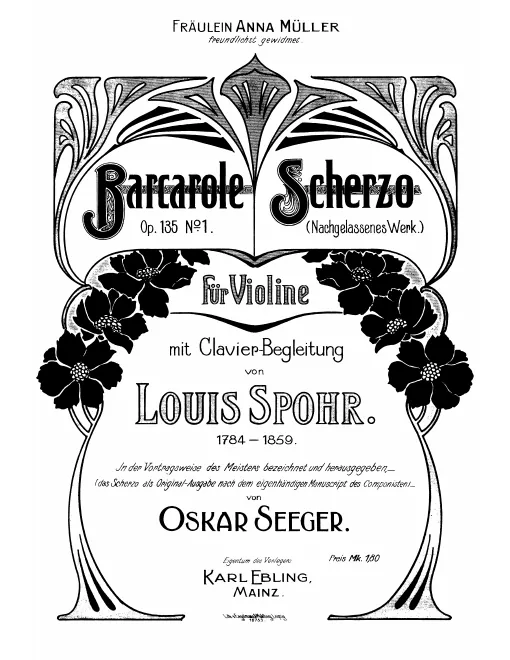 First page of Scherzino