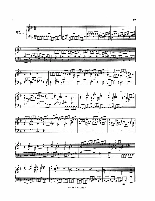 First page of Magnificat Fugue
