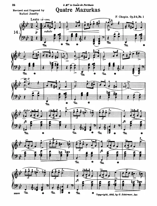First page of Mazurkas