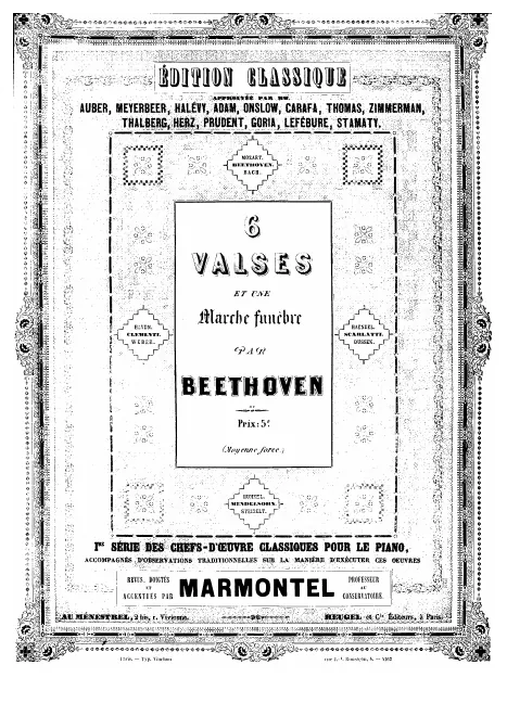 First page of 6 Waltzes