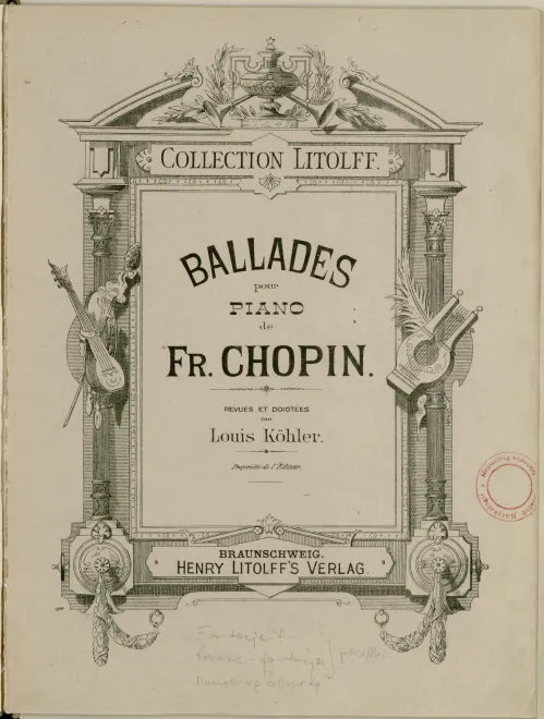 First page of 4 Ballades