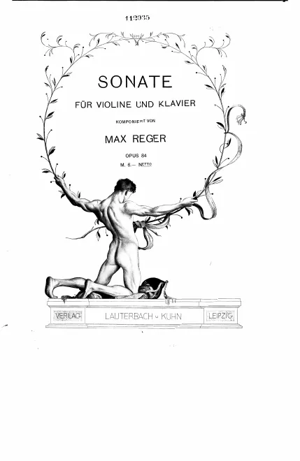 First page of Violin Sonata No.5