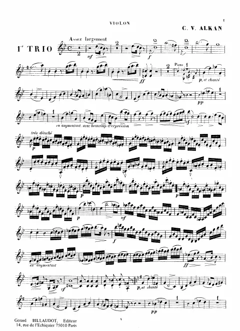 First page of Piano Trio No.1