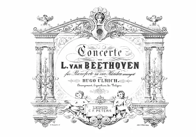 First page of Concerte für Pianoforte zu vier Händen