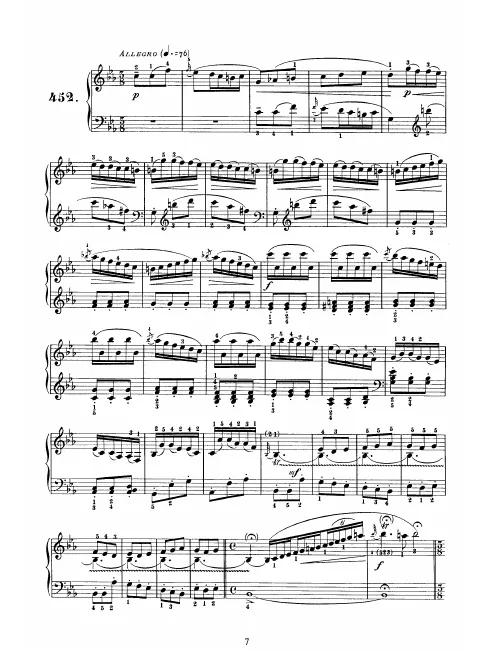First page of Keyboard Sonata in C minor