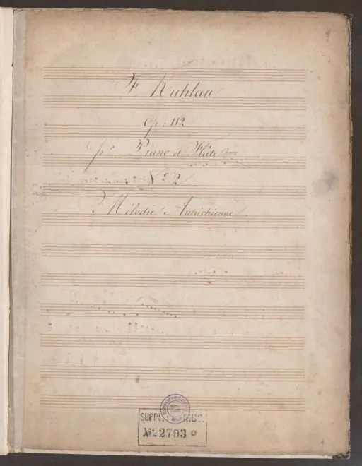 First page of 3 Airs variés