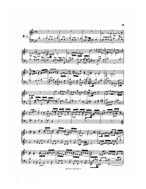 First page of Magnificat Fugue