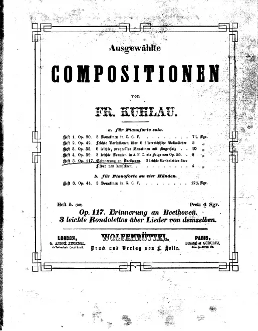 First page of 3 Rondolettos