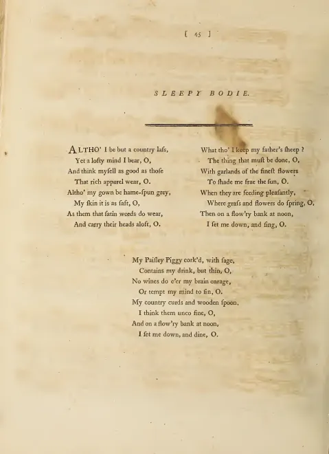 First page of Sleepy Bodie, Hob.XXXIa:44