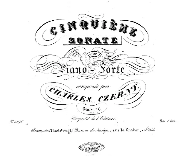 First page of Piano Sonata No.5