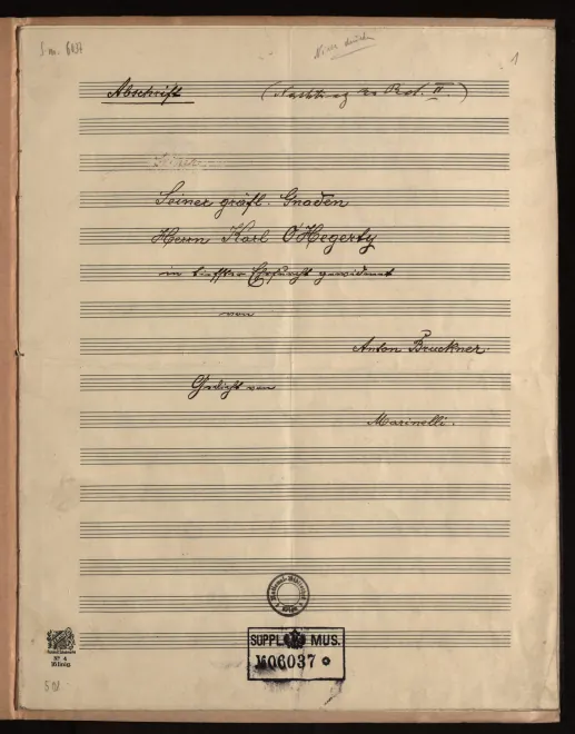 First page of Des Dankes Wort sei mir vergönnt
