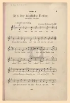 First page of 6 Lieder and Romances