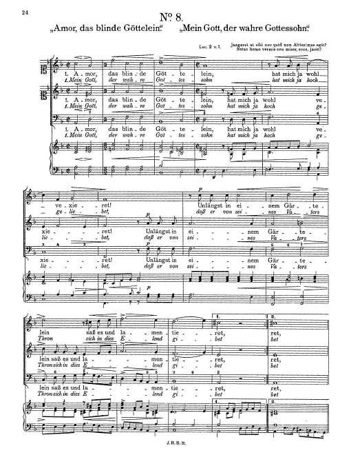 First page of Amor, das blinde Göttelein