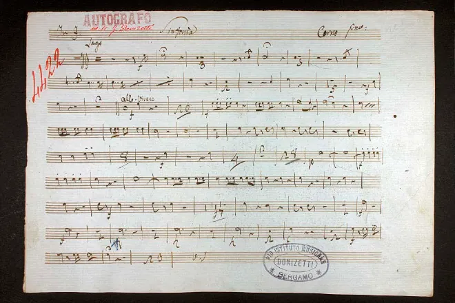 First page of Sinfonia